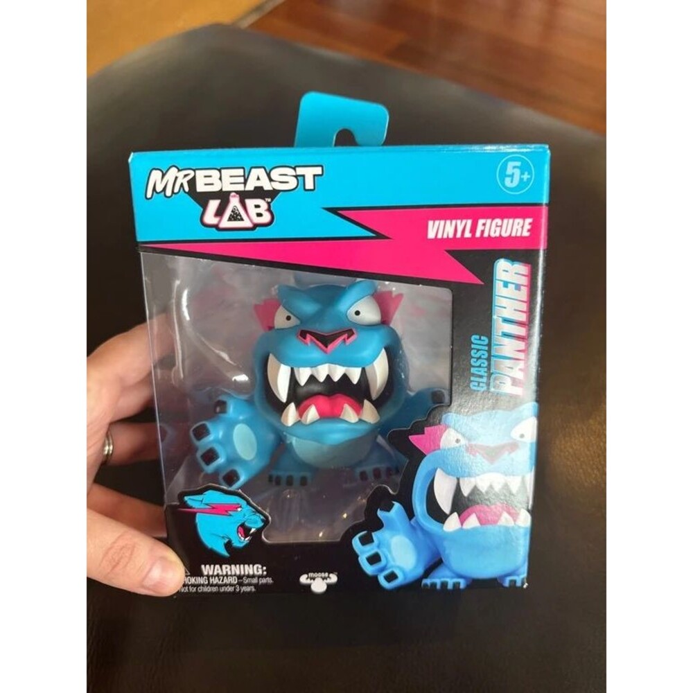 Mr Beast Lab Classic Panther Vinyl Figure New